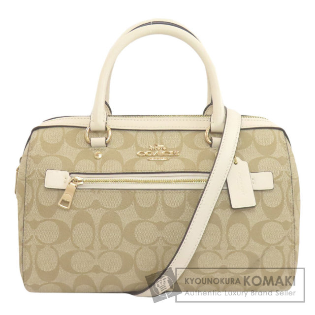 コーチ ハンドバッグ ローアン サッチェル シグネチャー 2WAY