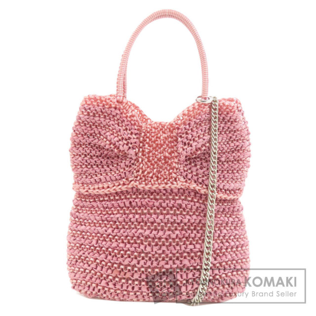 アンテプリマ ハンドバッグ ワイヤーバッグ リボン 2WAY