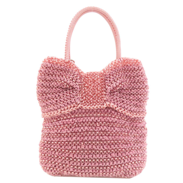 ANTEPRIMA アンテプリマ ワイヤーバッグ リボン 2WAY ハンドバッグ PVC