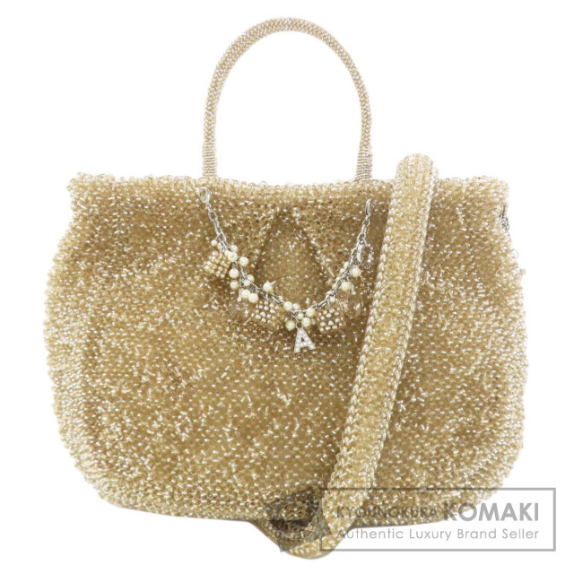 アンテプリマ ハンドバッグ ワイヤーバッグ　イニシャルチャーム 2WAY