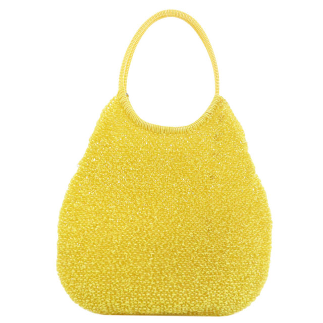 ANTEPRIMA ワイヤーバッグ イエロー PVC 袋 ANTEPRIMA アンテプリマ ワイヤーバッグ ハンドバッグ PVC レディース