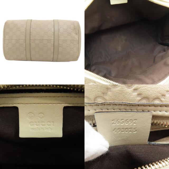 まっページ GUCCI グッチ 265697 アウトレット GGシグネチャー シマ ハンドバッグ