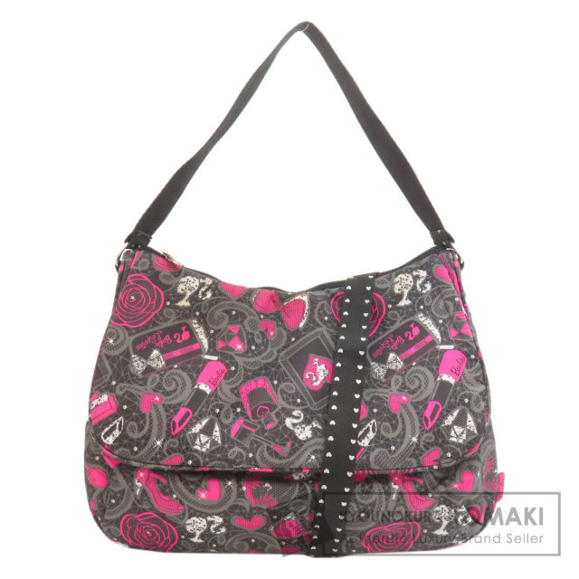 レスポートサック ショルダーバッグ ハート柄 リップ柄 2WAY