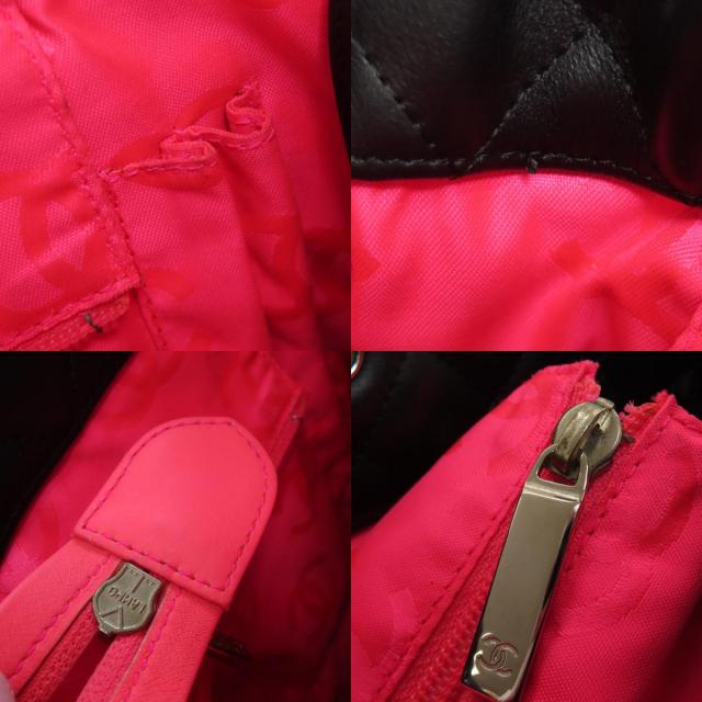 シャネル ハンドバッグ カンボンライン シルバー金具