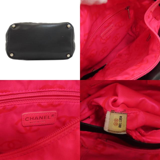 シャネル ハンドバッグ カンボンライン シルバー金具