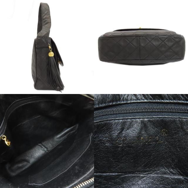 シャネル ショルダーバッグ マトラッセ フリンジ ゴールド金具