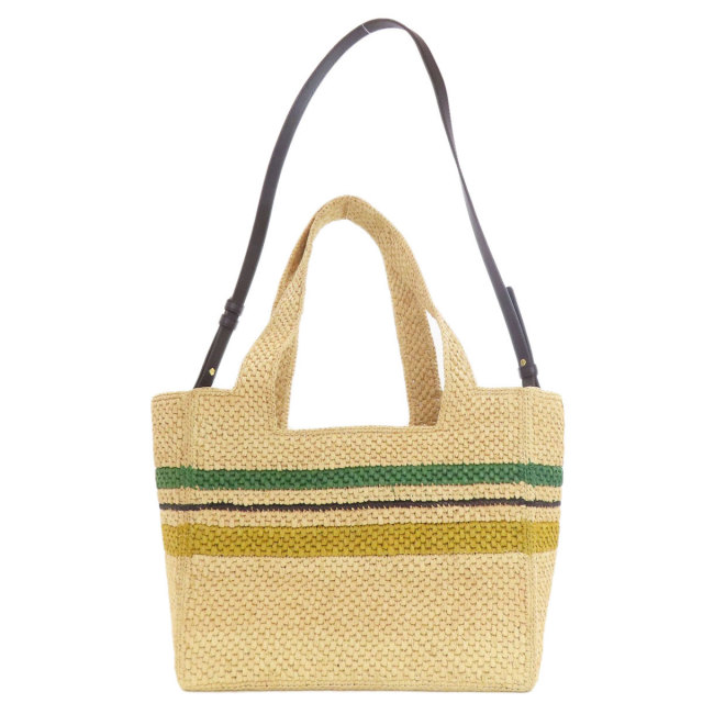 LOEWE ロエベ フォントトート 2WAY ハンドバッグ ラフィア レディース