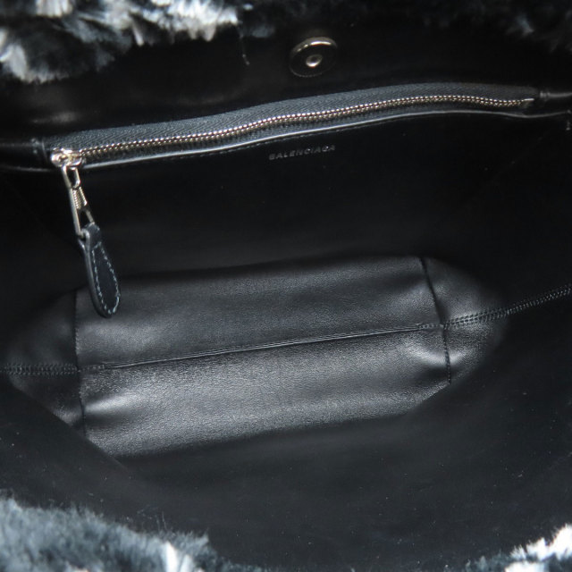 BALENCIAGA バレンシアガ 581762 エブリデイ 2WAY ハンドバッグ ファー