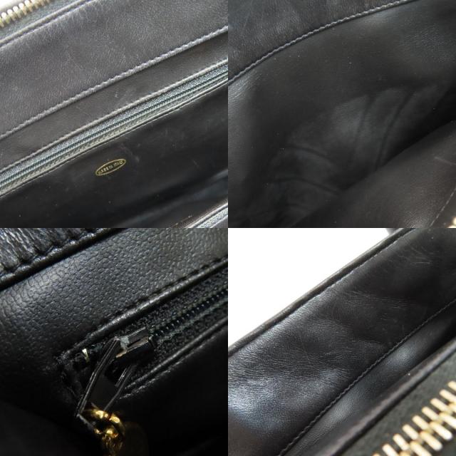 シャネル ハンドバッグ Vステッチ ゴールド金具