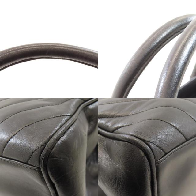 シャネル ハンドバッグ Vステッチ ゴールド金具