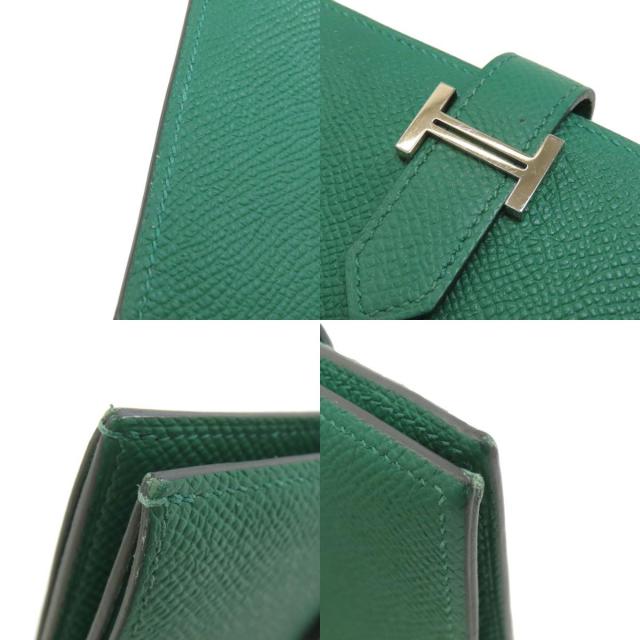 HERMES エルメス ベアンコンパクト シルバー金具 二つ折り財布（小銭