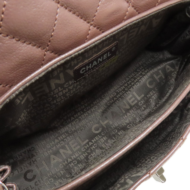 シャネル ハンドバッグ チェーンショルダー マトラッセ シルバー金具