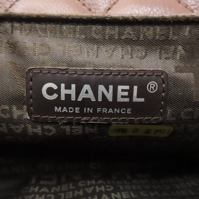 シャネル ハンドバッグ チェーンショルダー マトラッセ シルバー金具