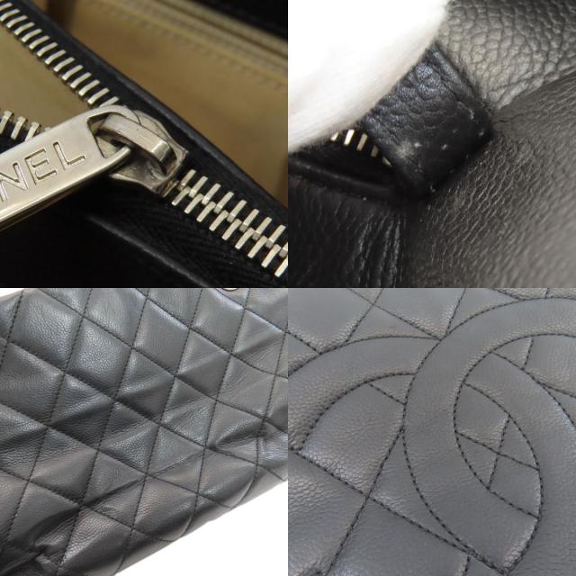 シャネル トートバッグ チェーンバッグ マトラッセシルバー金具