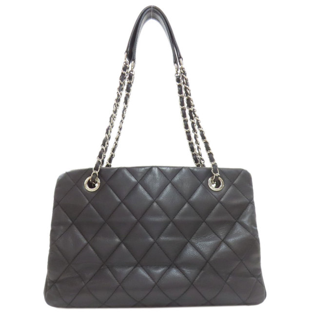 シャネル トートバッグ チェーンバッグ マトラッセシルバー金具