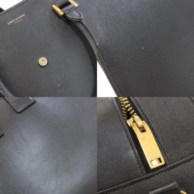 SAINT LAURENT サンローラン ベイビーカバス 2WAY ハンドバッグ カーフ