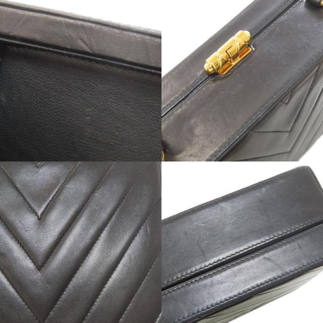 シャネル ショルダーバッグ ココマーク Vステッチ ゴールド金具