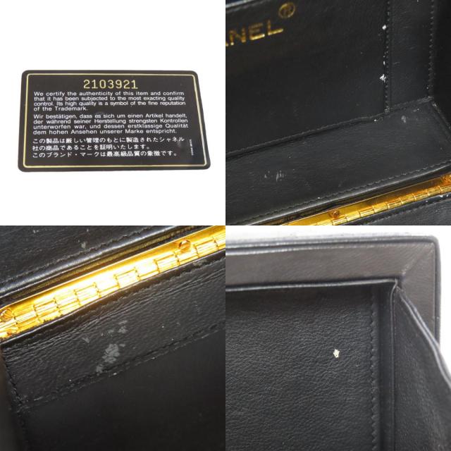 シャネル ショルダーバッグ ココマーク Vステッチ ゴールド金具