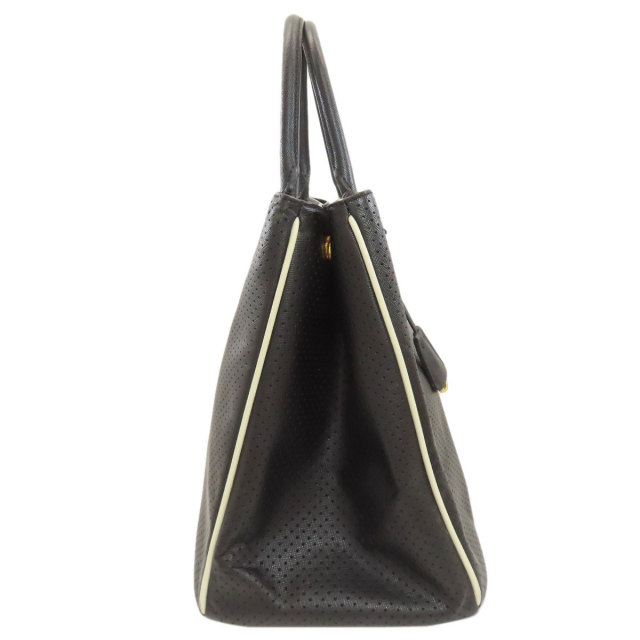 PRADA プラダ パンチング トートバッグ サフィアーノ レディース [中古