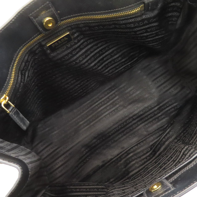 PRADA プラダ パンチング トートバッグ サフィアーノ レディース [中古