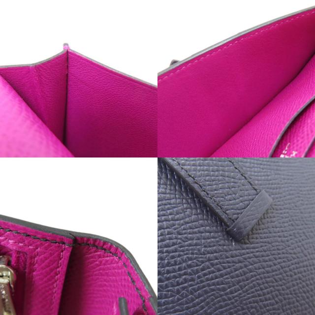 HERMES エルメス ベアンスフレ ブルーインディゴ ローズパープル