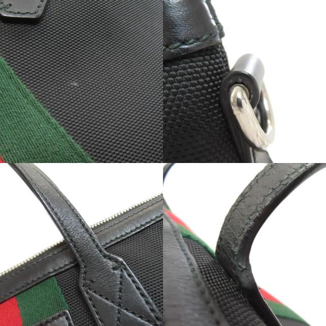 グッチ GUCCI 368559  シェリーライン 2WAY  ハンドバッグ ナイロンキャンバス レディース  中古 GUCCI グッチ 368559 シェリーライン 2WAY ハンドバッグ ナイロン