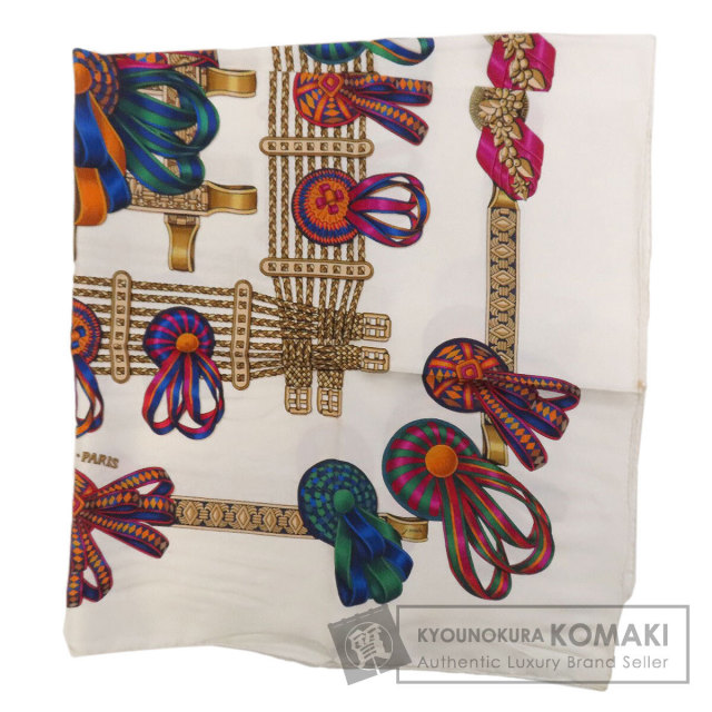 エルメス スカーフ カレ90 馬のリボン飾り