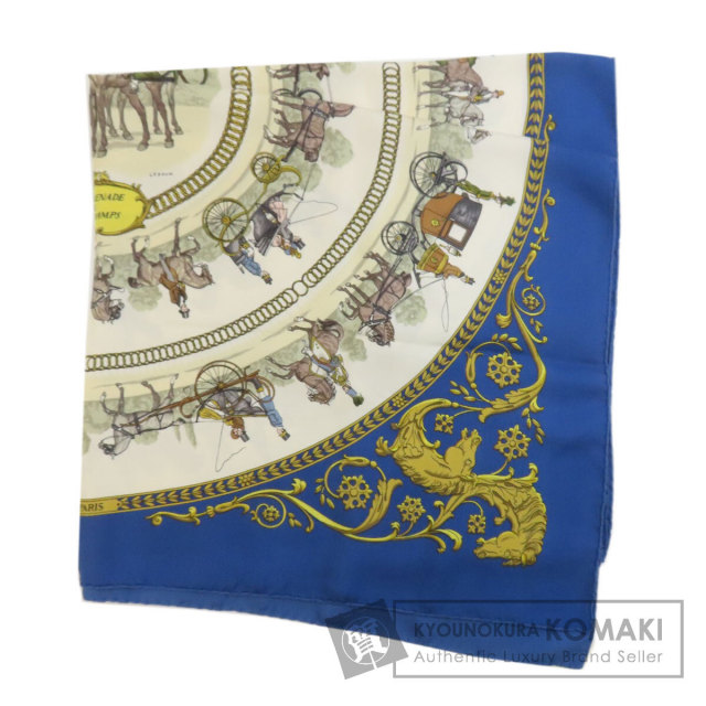 エルメス スカーフ カレ90 ロンシャンへの散歩