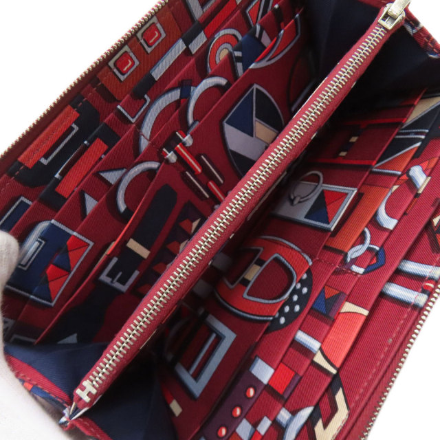 エルメス 長財布（小銭入れあり） アザップ シルクイン ロング シルバー金具