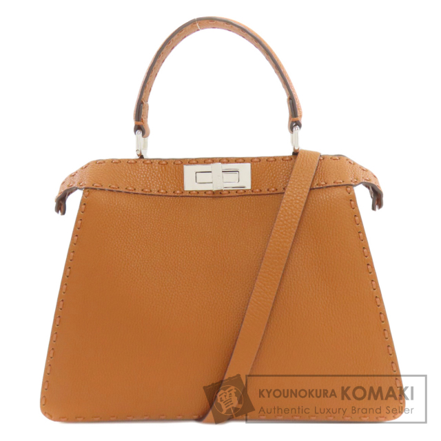 FENDI フェンディ サンシャイン スモール ハンドバッグ カーフ