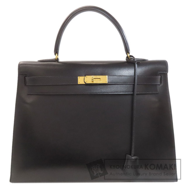 エルメス ハンドバッグ ケリー35 外縫い ゴールド金具