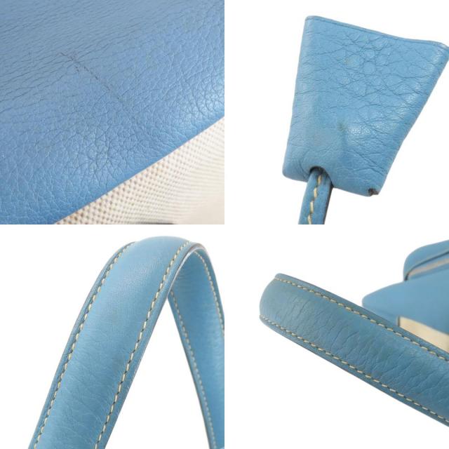 HERMES エルメス ビクトリア50 ブルージーン シルバー金具