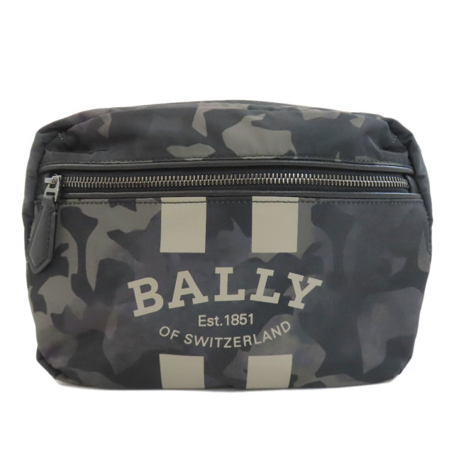 バリー BALLY  エコバッグ カモフラージュ柄  トートバッグ ナイロン素材 レディース  中古 BALLY バリー エコバッグ カモフラージュ柄 トートバッグ ナイロン素材