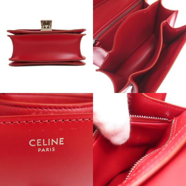 CELINE セリーヌ クラシックボックス ショルダーバッグ カーフ レディース [中古] CELINE - CELINE セリーヌ クラシックボックス ショルダーバッグ