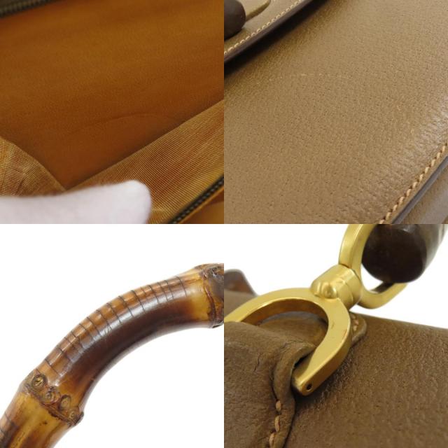 グッチ ハンドバッグ バンブーハンドル 2WAY