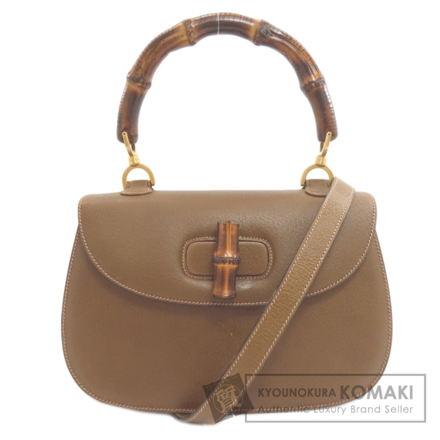 グッチ ハンドバッグ バンブーハンドル 2WAY