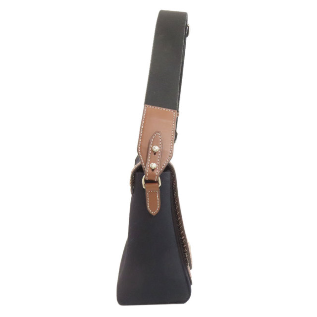 BURBERRY バーバリー ロゴ ショルダーバッグ キャンバス/レザー