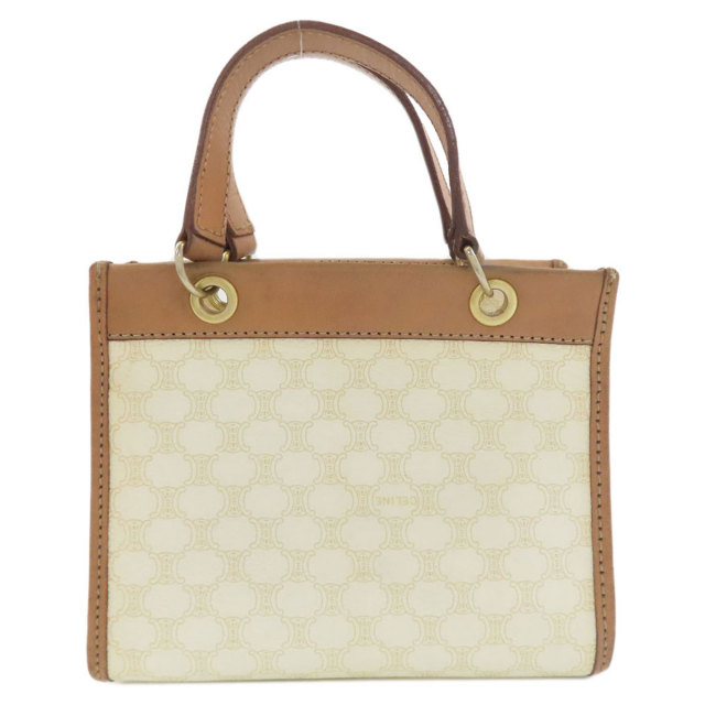 CELINE セリーヌ マカダム柄 2WAY ショルダーバッグ PVC レディース