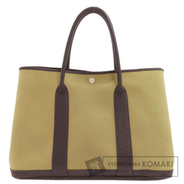 HERMES エルメス ガーデンパーティPM シルバー金具 トートバッグ