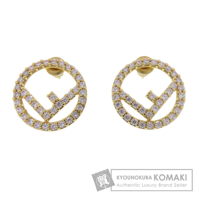 フェンディ ピアス エフ イズ フェンディ ラインストーン