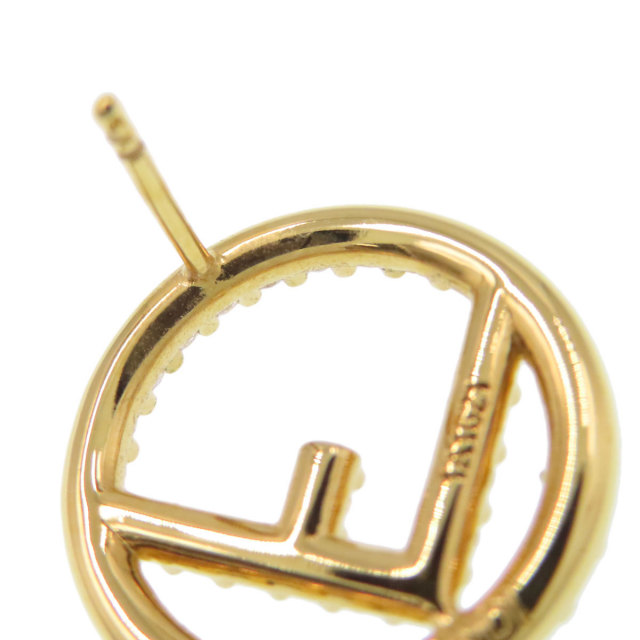 FENDI フェンディ エフ イズ フェンディ ラインストーン ピアス 金属製