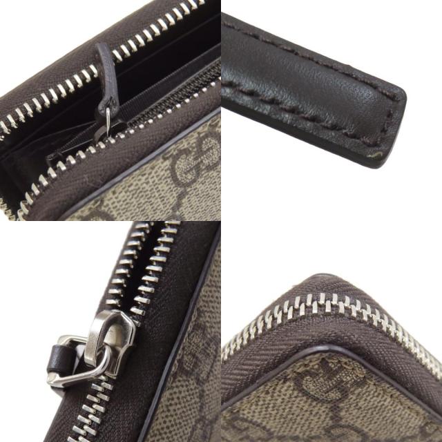 GUCCI グッチ 408831 ビー GGスプリーム 長財布（小銭入れあり） PVC