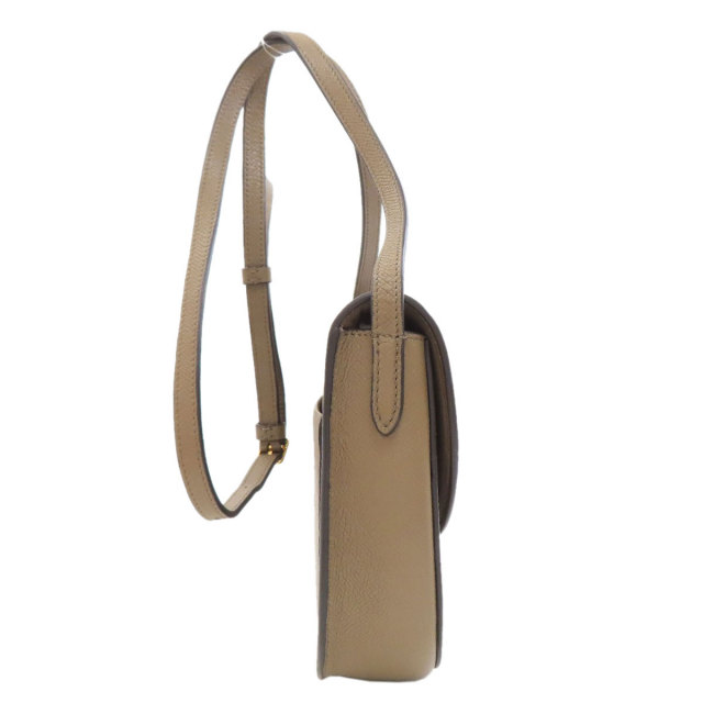 CELINE セリーヌ ロゴ ショルダーバッグ レザー レディース [中古