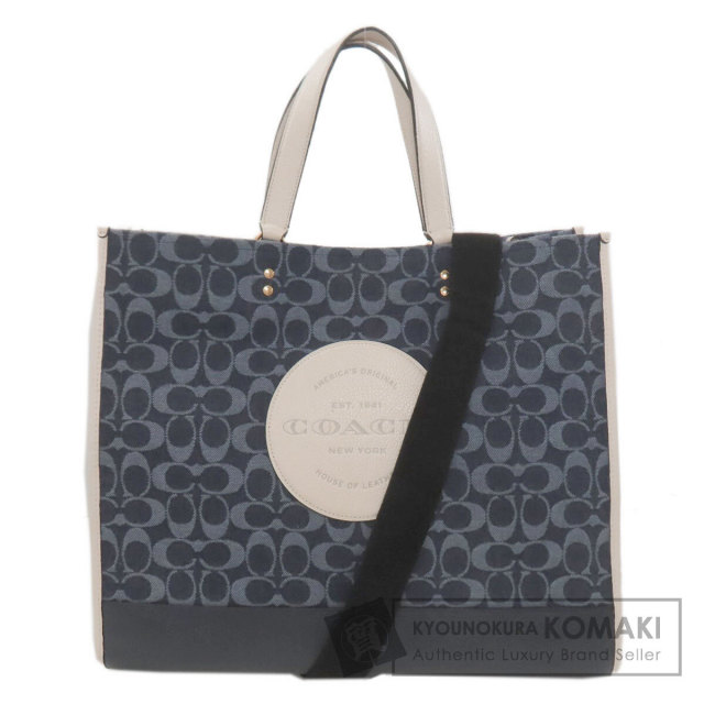 コーチ COACH C2827  デンプシー シグネチャー 2WAY  ハンドバッグ キャンバス レディース  中古 COACH コーチ C2827 デンプシー シグネチャー 2WAY ハンドバッグ