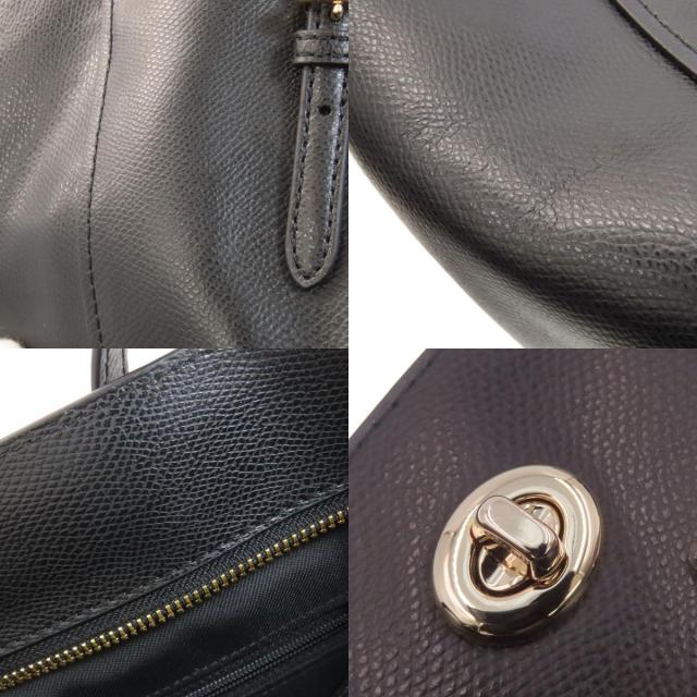 COACH コーチ 37142 ロゴ トートバッグ レザー レディース [中古