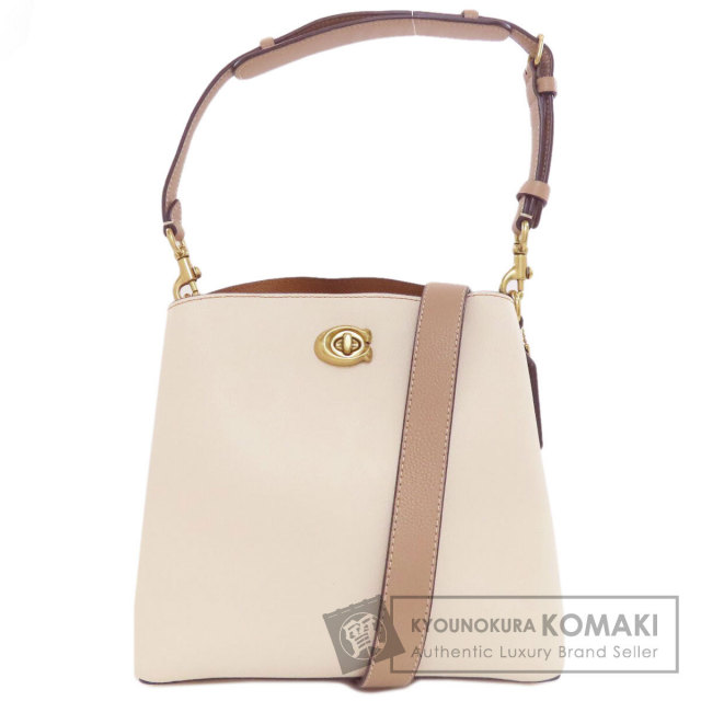コーチ COACH C3766  ウィロウ 2WAY  ハンドバッグ レザー レディース  中古 COACH コーチ C3766 ウィロウ 2WAY ハンドバッグ レザー レディース