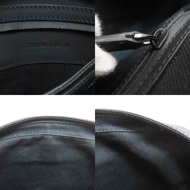 GUCCI グッチ 771293 GGシグネチャー シマ ショルダーバッグ レザー