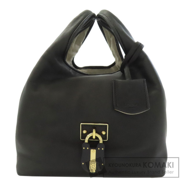 ロエベ LOEWE  アナグラム  ハンドバッグ ラムスキン レディース  中古 LOEWE ロエベ アナグラム ハンドバッグ ラムスキン レディース [中古