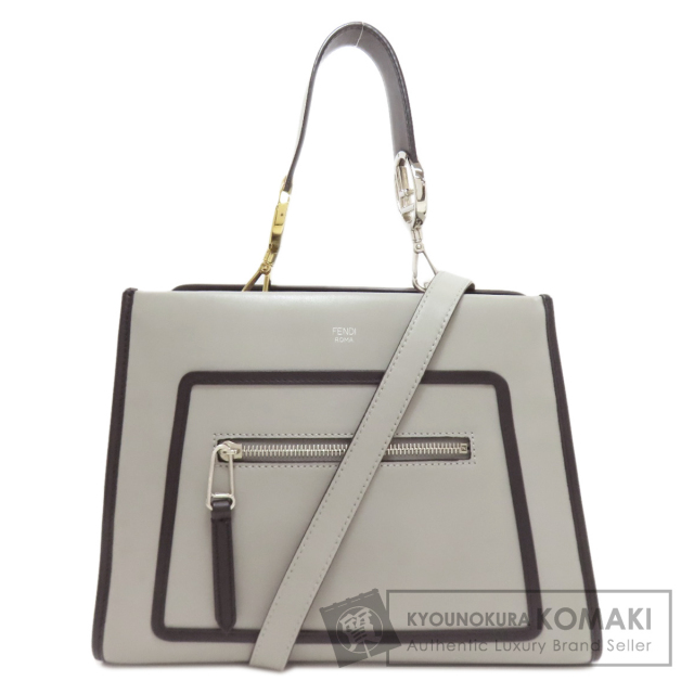 FENDI フェンディ ラナウェイ 2WAY ハンドバッグ レザー レディース