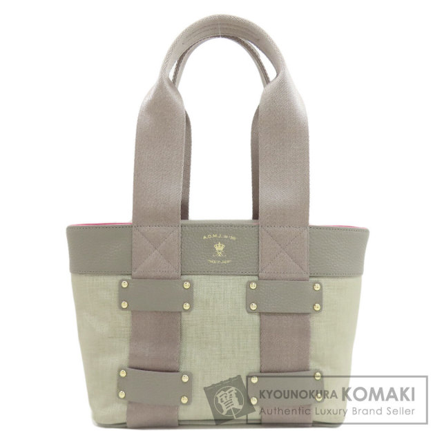 エーディーエムジェイ トートバッグ ロゴ